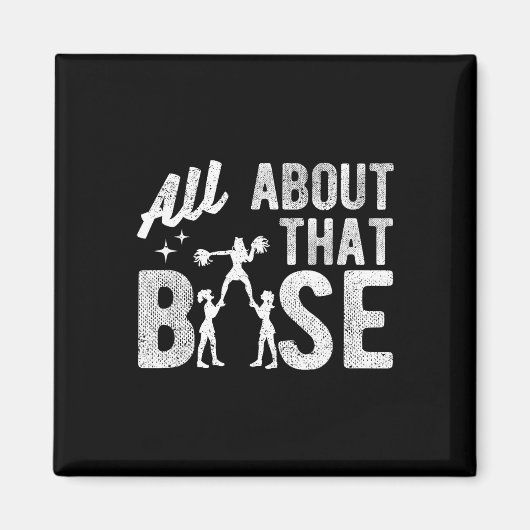 Alles über diese Se - Lustiger Cheerleading-Spruch Magnet (Vorne)