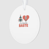 Alles über diesen Baste Christmas Classic Ornament (Vorderseite)