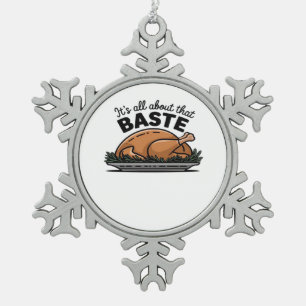 Alles über diesen Baste Christmas Classic Schneeflocken Zinn-Ornament