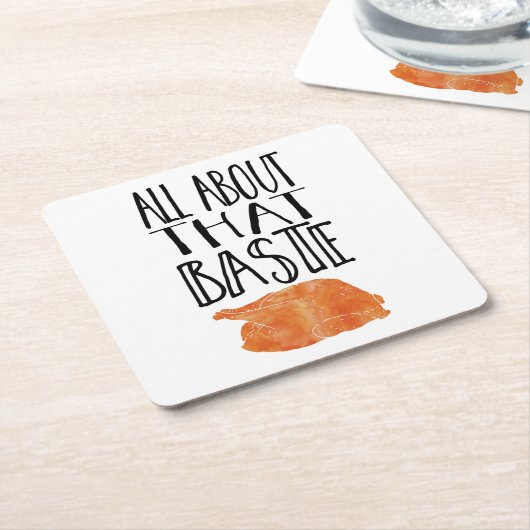 Alles über diesen Baste-Erntedank Türkei Rechteckiger Pappuntersetzer (angewinkelt)