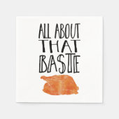 Alles über diesen Baste-Erntedank Türkei Serviette (Vorderseite)