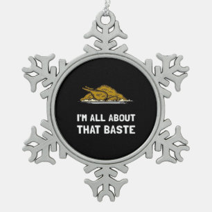 Alles über dieses Baste - Lustiger Erntedankfest-S Schneeflocken Zinn-Ornament
