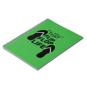 Alles über dieses Gedreht Flop Life Notizblock (Linke Seite)