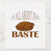 Alles über dieses Zitat zum Baste-Stil Weinetikett (Einzelnes Label)