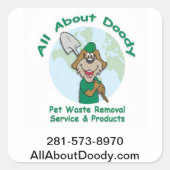 Alles über Doody Sticker - Square (Vorderseite)