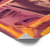 Alles über Geld | AI Art Poster (Ecke)