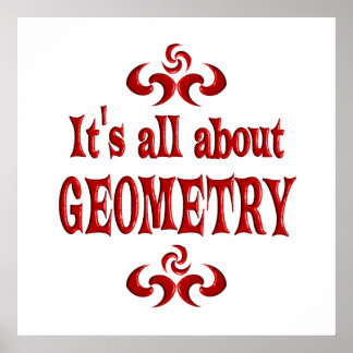 ALLES ÜBER GEOMETRY POSTER