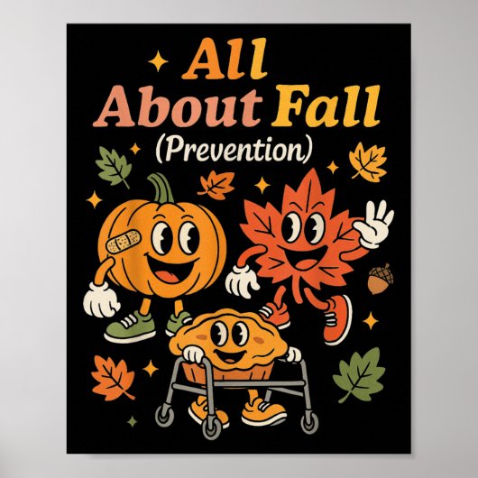 Alles über Herbstprävention Funny Autumn Therapy P Poster (Vorne)