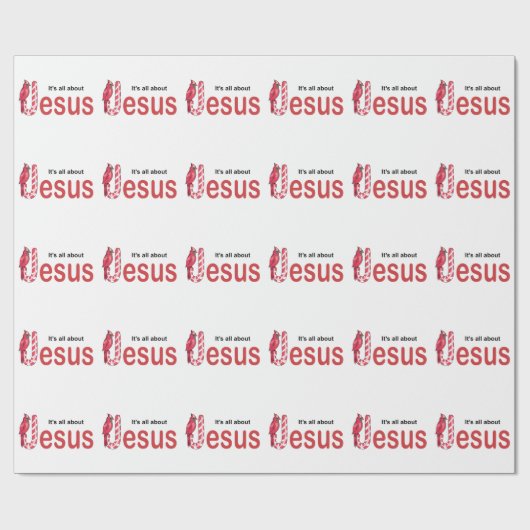 Alles über Jesus Geschenkpapier (Flach)
