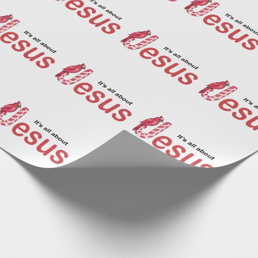 Alles über Jesus Geschenkpapier (Ecke)