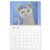 Alles über Katzen 2025 Whimsical Art Kalender (Mär 2027)