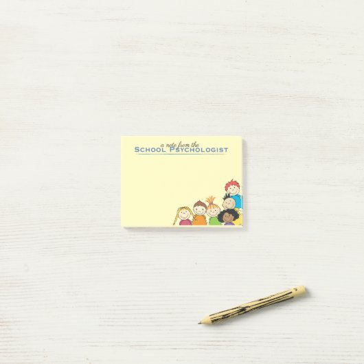 Alles über Kinderpsychologe Post-it Notes Klebezettel (Auf Schreibtisch)