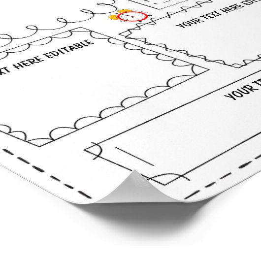 Alles über meine Lehrervorlage Poster (Ecke)