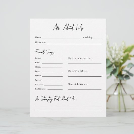 Alles über meine Umfrage (Stehend Vorderseite)