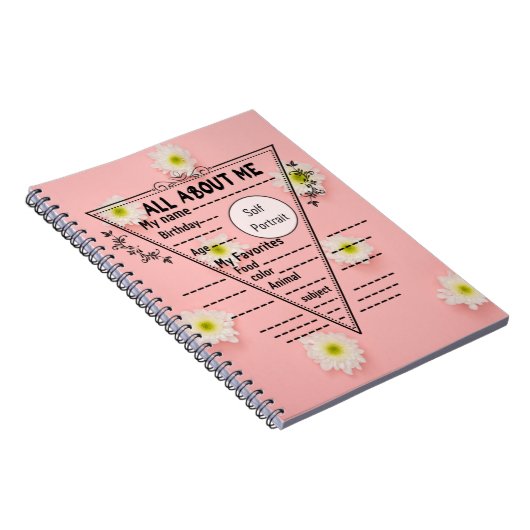 Alles über mich notizblock (Rechte Seite)