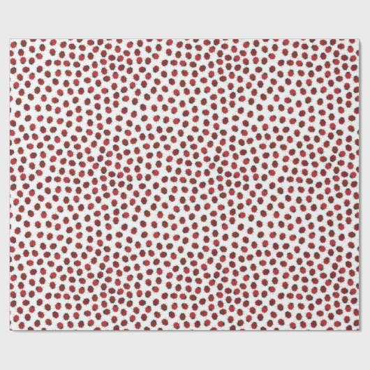 Alles über moderne Red Ladybugs Geschenkpapier (Flach)