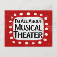 Alles über Musical Theater Postcard