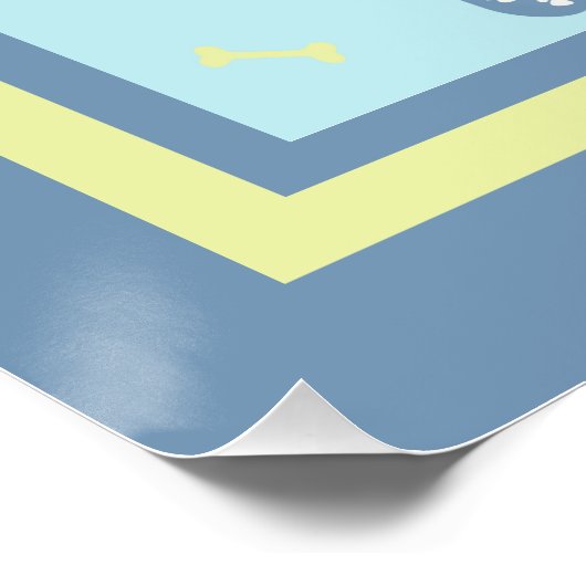 Alles über Regenbogen und Hunde Poster (Ecke)