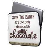 Alles über Schokolade Laptopschutzhülle (Vorderseite Links)