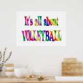 Alles über Volleyball Poster (Küche)