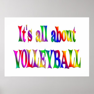 Alles über Volleyball Poster