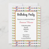 Alles über Züge zum Geburtstag Einladung (Vorderseite)