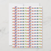 Alles über Züge zum Geburtstag Einladung (Rückseite)