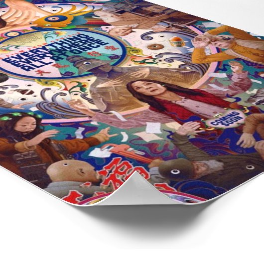 Alles überall auf einmal Bekleidung, Plakate (Ecke)