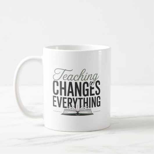Alles verändernde Lehrerin Inspirierend Kaffeetasse (Links)