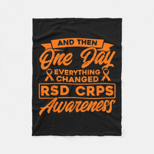 Alles veränderte Rsd Crps Bewusstsein Fleecedecke (Vorderseite)