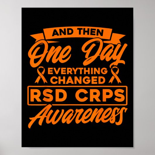 Alles veränderte Rsd Crps Bewusstsein Poster (Vorne)