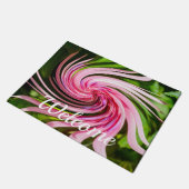 Alles verdreht Begrüßungstür Fußmatte (Schrägansicht)