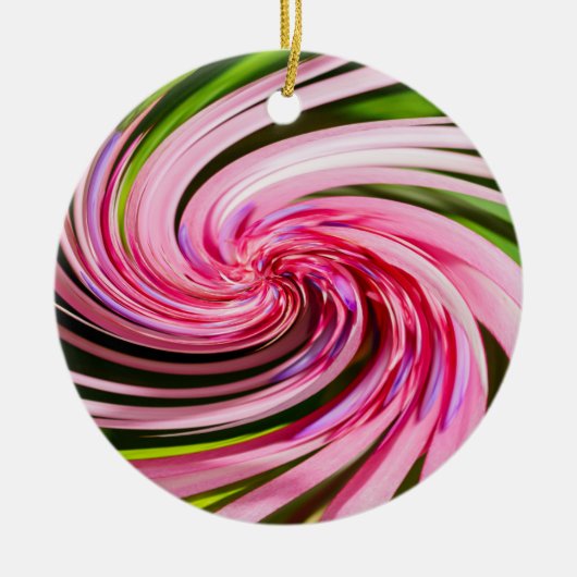 Alles verdreht keramik ornament (Vorne)