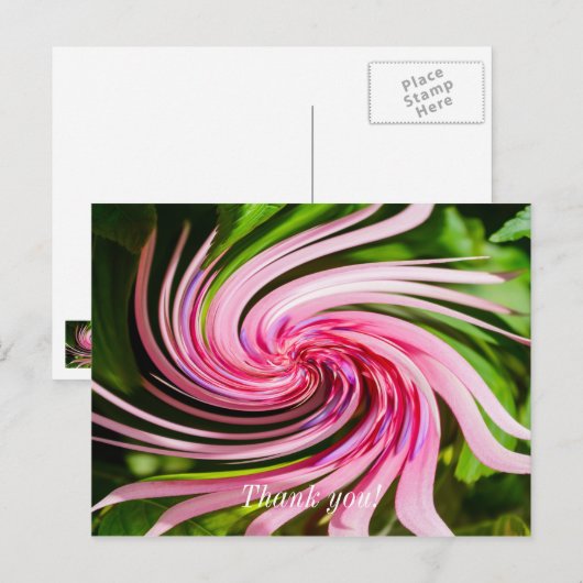 Alles verdreht postkarte (Vorne/Hinten)