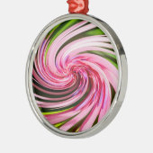 Alles verdreht silbernes ornament (Links)