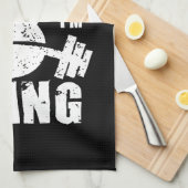 Alles verletzt und ich sterbe - lustiges küchentuch (Viertel Falte)