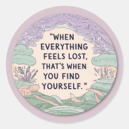 Alles verlor Sticker