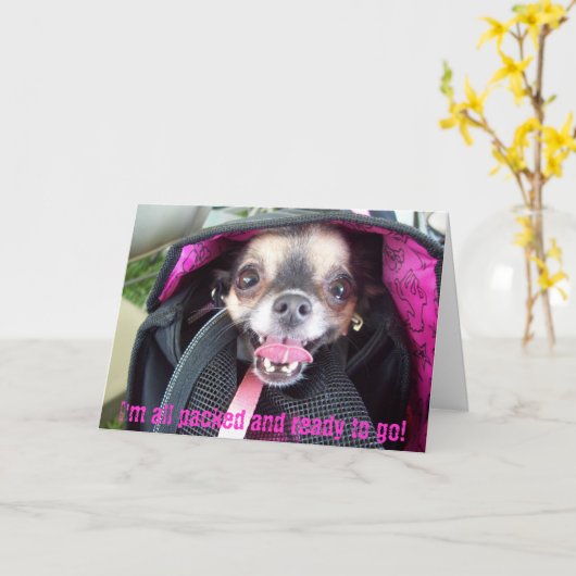 Alles verpackt und fertig karte (Gelbe Blume)