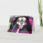 Alles verpackt und fertig karte (Vorderseite)