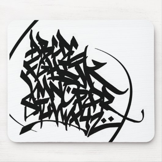 Alles von A bis Z Mousepad (Vorne)