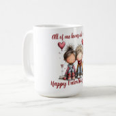 Alles von mir liebt alles an dir kaffeetasse (Vorderseite Links)