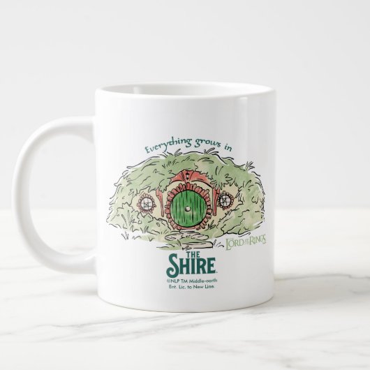 Alles wächst in DER GRAFschaft™ Jumbo-Tasse (Links)