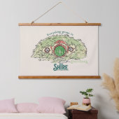 Alles wächst in DER GRAFschaft™ Wandteppich Mit Holzrahmen (Schlafzimmer)