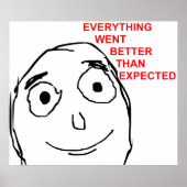 Alles war besser als erwartet poster (Vorne)