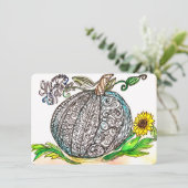 Alles, was danke geben feiertagskarte (Stehend Vorderseite)