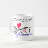 Alles, was du berührst kaffeetasse (Vorderseite Links)