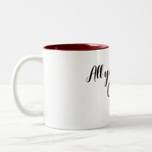 Alles, was du brauchst, ist Chai Zweifarbige Tasse (Links)