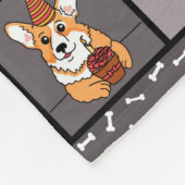 Alles was du brauchst ist Corgi Blanket Fleecedecke (Ecke)