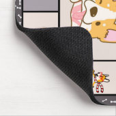 Alles was du brauchst ist Corgi Blanket Mousepad (Ecke)