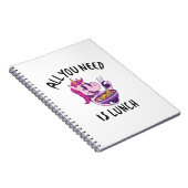 Alles, was du brauchst, ist das Mittagessen Notizblock (Rechte Seite)